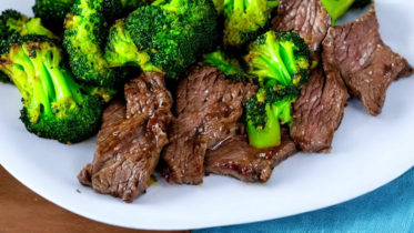 Steak und Brokkoli im Airfryer