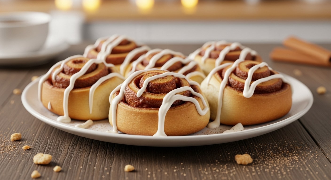 Zimtschnecken im Airfrye