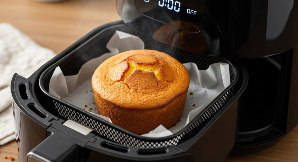 Kuchen aus der Heißluftfritteuse