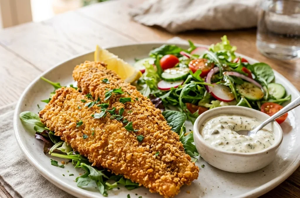 Knuspriges Welsfilet im Airfryer - Saftig & Fettarm